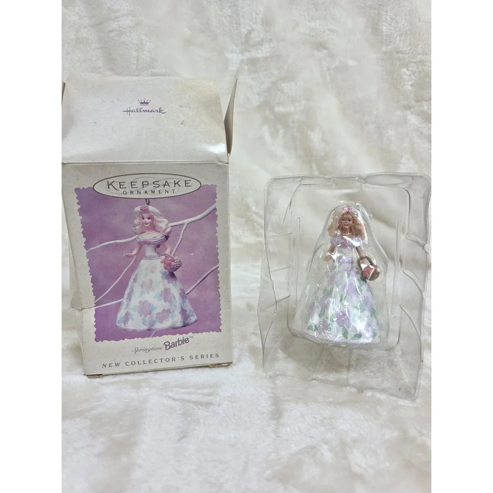 Hallmark‎ Keepsake Ornament Springtime Barbie 1995 New Collector's Series
